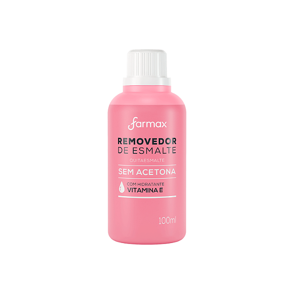 Removedor de Esmalte sem Acetona com Hidratante Farmax 100ml