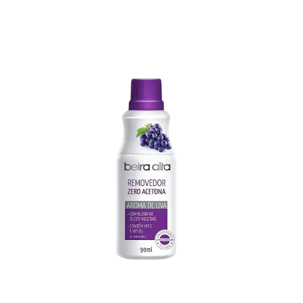 Removedor Acetona com Hidratante Aroma de Uva Beira Alta 90ml