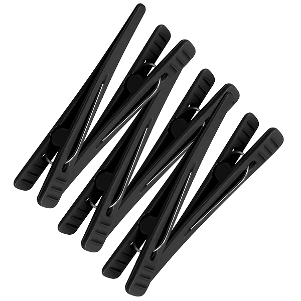 Presilha Bico de Pato Plástico Santa Clara 12 Unidades