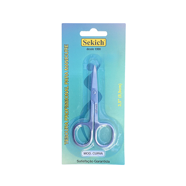 Tesoura Curva em Inox Profissional Sekich 3,5"