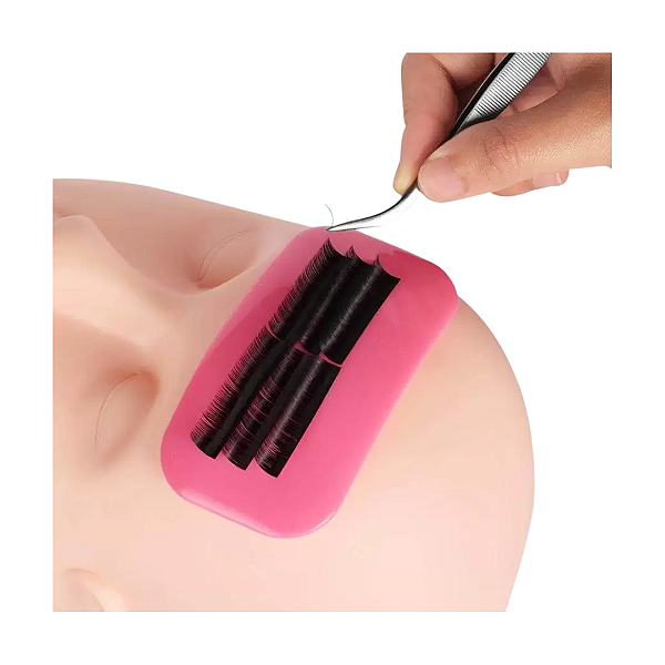 Suporte de Testa Porta Cílios de Silicone
