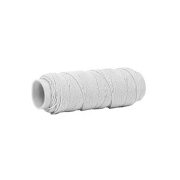 Linha Lastex 0,8mm Branca Sao Jose Unidade