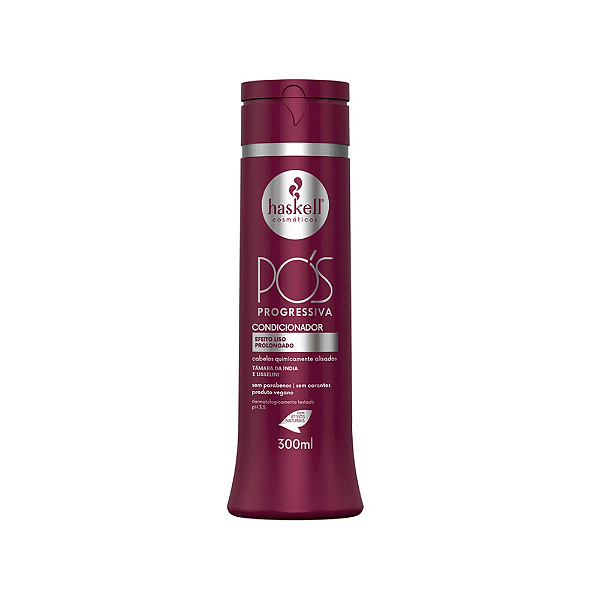 Condicionador  Pós Progressiva Efeito Liso Haskell 300ml