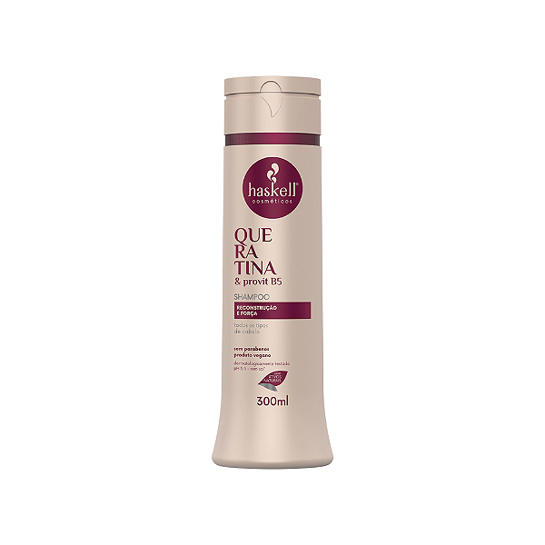 Shampoo Reconstrução Queratina & Provit B5 Haskell 300ml