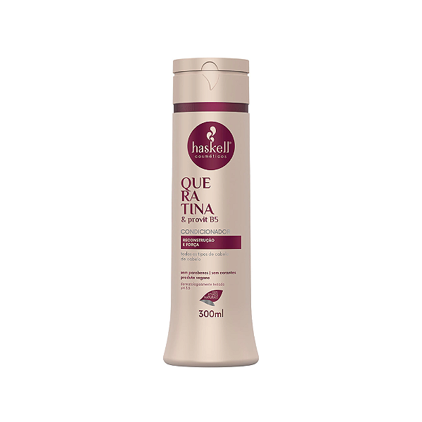 Condicionador Reconstrução Queratina & Provit B5 Haskell 300ml