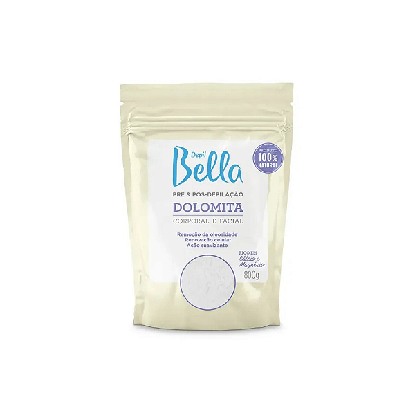 Dolomita Pré e Pós Depilação Depil Bella 800g
