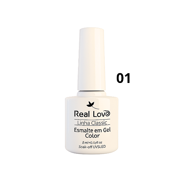 Esmalte Gel Real Love Renda 01 8ml