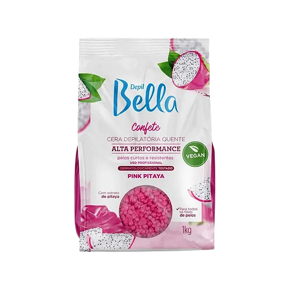 Depil Bella Cera Quente Confete Pitaya 1kg