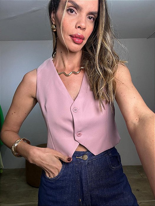 Colete Liz em Alfaiataria