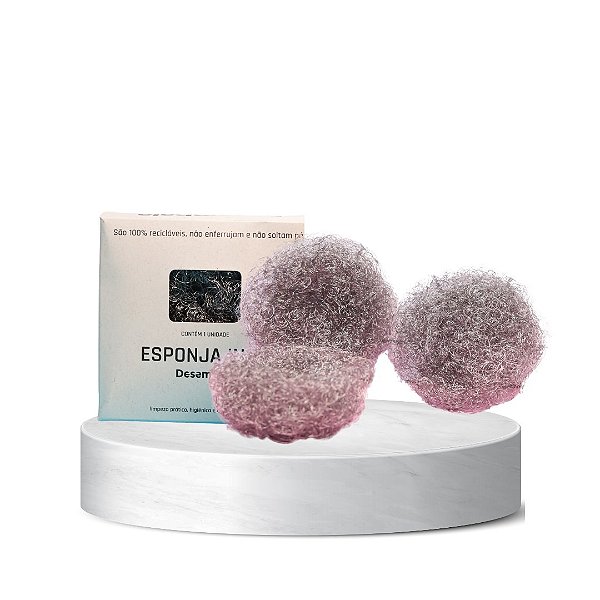 Trio Esponja de Lavar Louça Inox