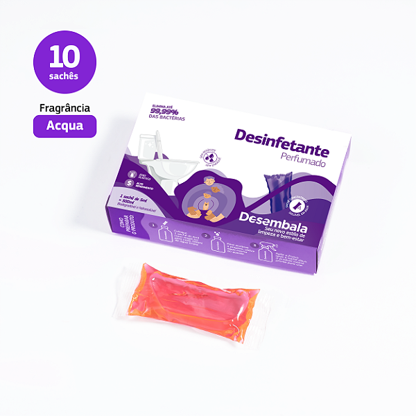 Combo 10 unidades -  Desinfetante Perfumado Acqua