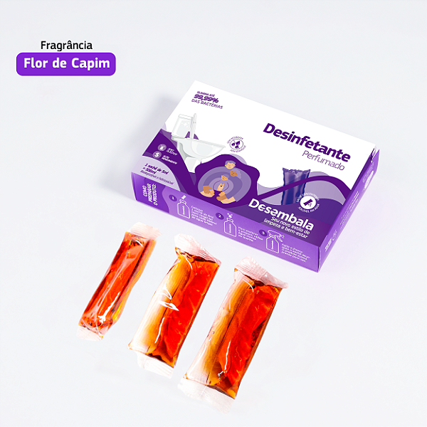 Trio Desinfetante Perfumado - Flor de Capim