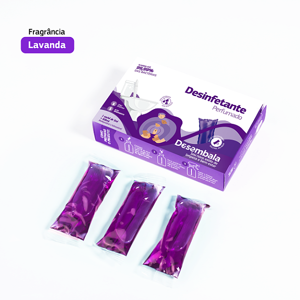 Trio Desinfetante Perfumado - Lavanda