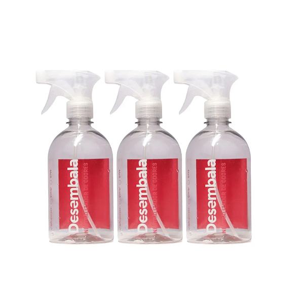 Trio Borrifador Neutralizador de Odores Revenda Desembala