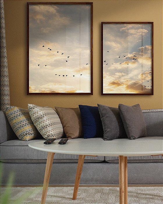 Quadro Coleção Pássaros