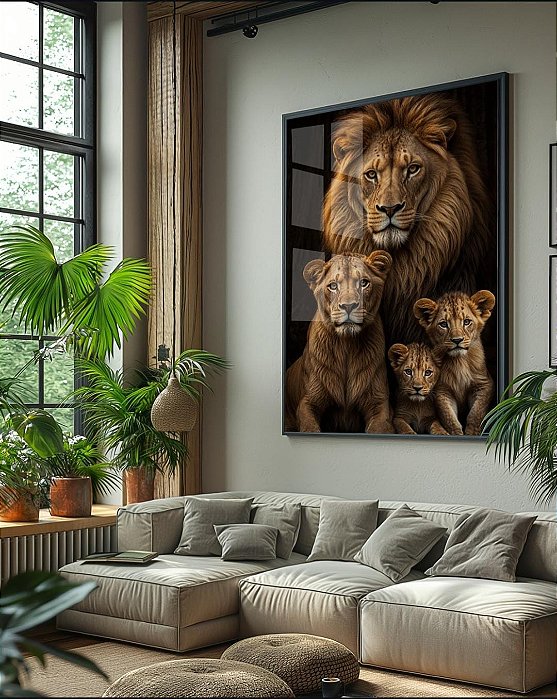 Coleção Família Leão Dois Filhotes