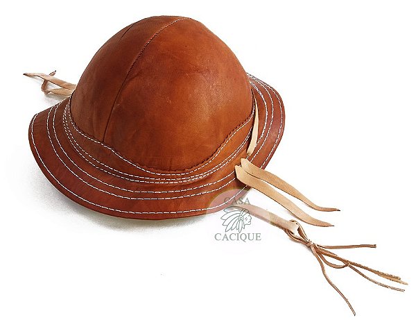 Chapéu de couro - modelo coquinho - Casa Cacique - Artigos para sua fé -  Loja Virtual Umbanda
