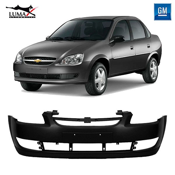 Parachoque traseiro corsa classic 2011 12 13 14 2015 preto chevrolet