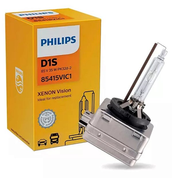 Lâmpada Xênon Original para Reposição D1s Philips Azera Vera Cruz Citroen C4 Sonata Bmw