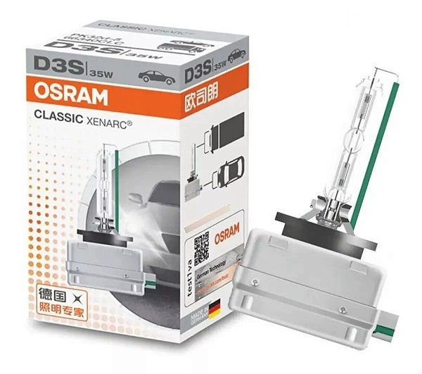 Lâmpada Xênon Original para Reposição D3s Osram Jetta Passat Audi A4 A3 A1 Volvo Mercedes Sorento