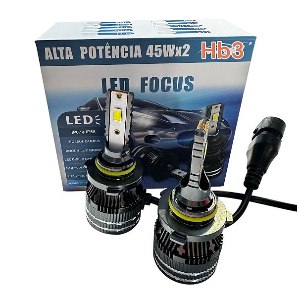 KIT HB3 ULTRA LED FOCUS 90 WATTS 13 MIL LUMENS