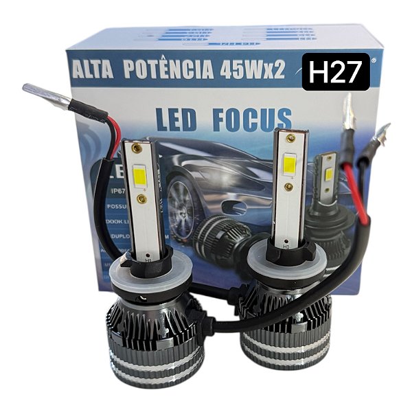 Kit H27 Ultra LED Focus 90W 13.000 lm – Plug & Play 6000K