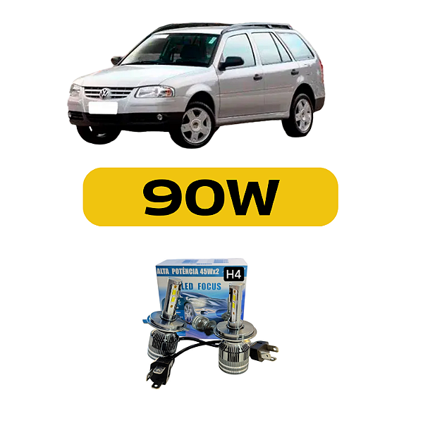 Kit Led Volkswagen Parati Foco Simples - Farol Alto e Baixo