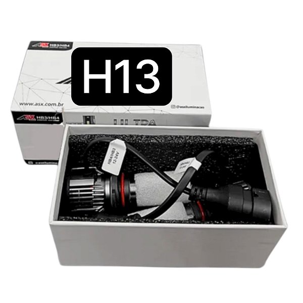 Kit H13 Ultra LED 70W 10.000 lm — 6000K (Par) Plug & Play — Sentra / Camaro / Dakota