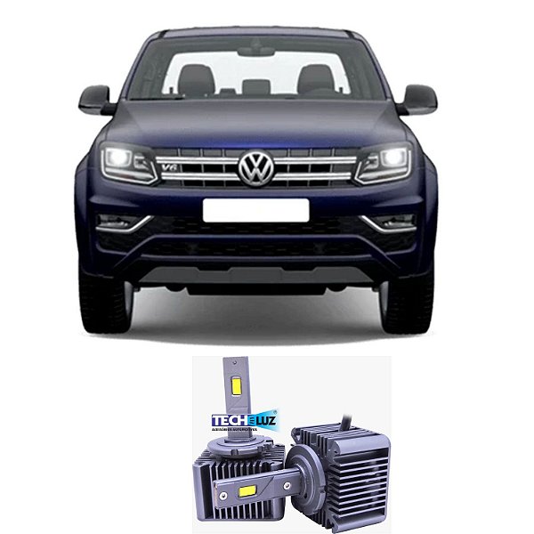 Kit de Led Amarok V6 Farol Alto e Baixo D8S