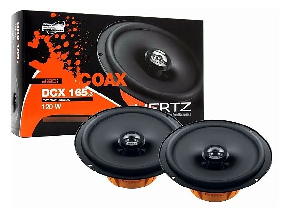 Alto Falante Hertz Dcx 165.3 6 Polegadas 120w Rms Dcx165.3 Cor Preto