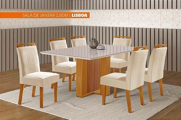 Sala de Jantar Lisboa 1,80m