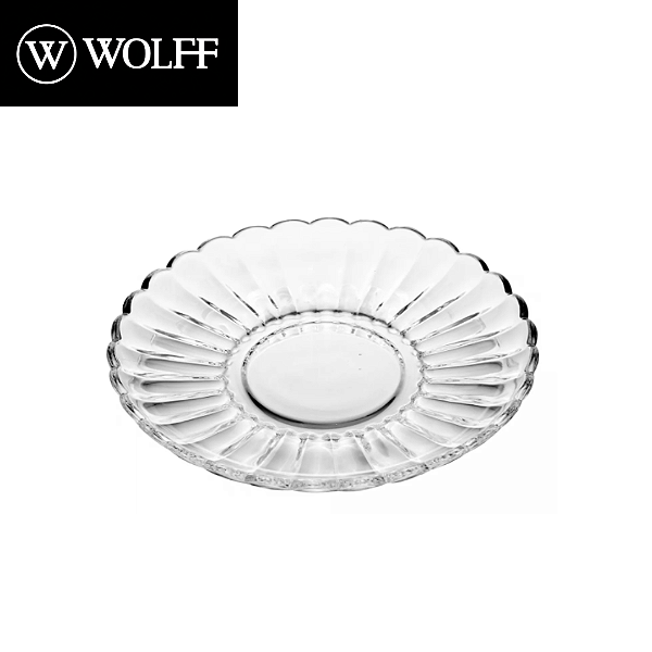 Prato de Vidro para Sobremesa Pétala 20cm - Wolff