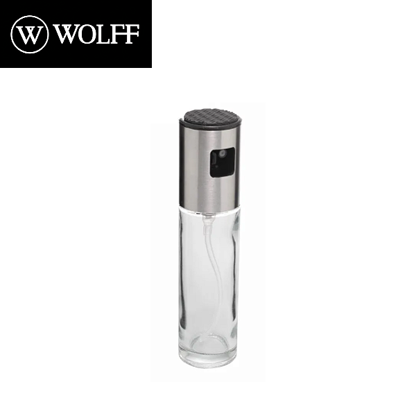 Borrifador Spray para Azeite e Vinagre de Aço Inox e Vidro 100ml - Wolff