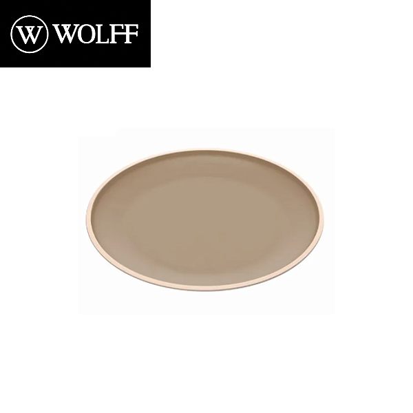 Prato para Pão de Melamina Class Bege 15cm - Wolff