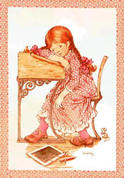 Papel de carta Menina Sarah Kay