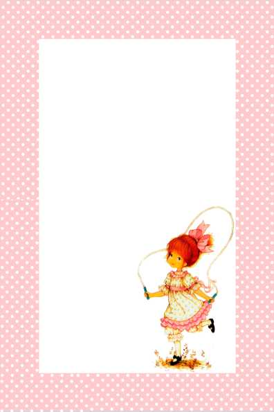Papel de carta menina vintage vívido