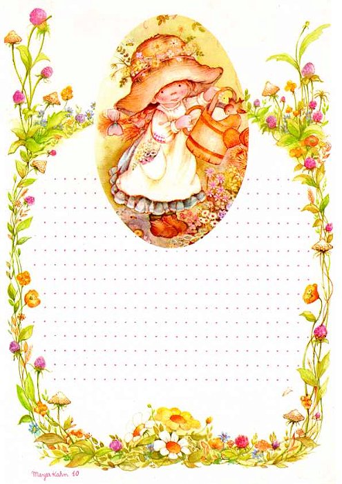 Papel de carta reedição Salmons Lisi maior que médio