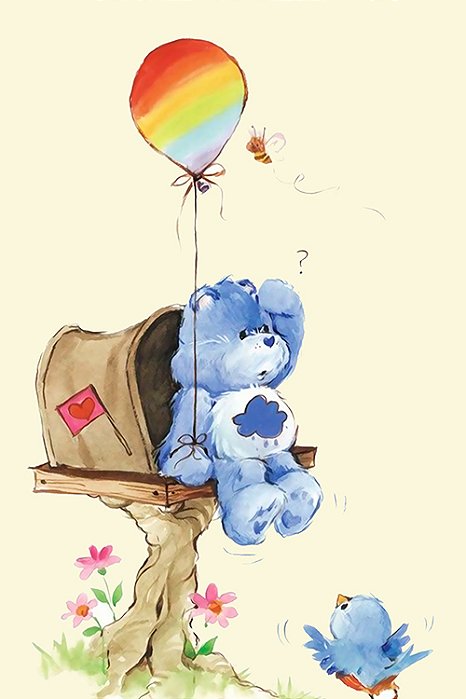 Conjunto de dois papéis de carta Ursinhos Elena