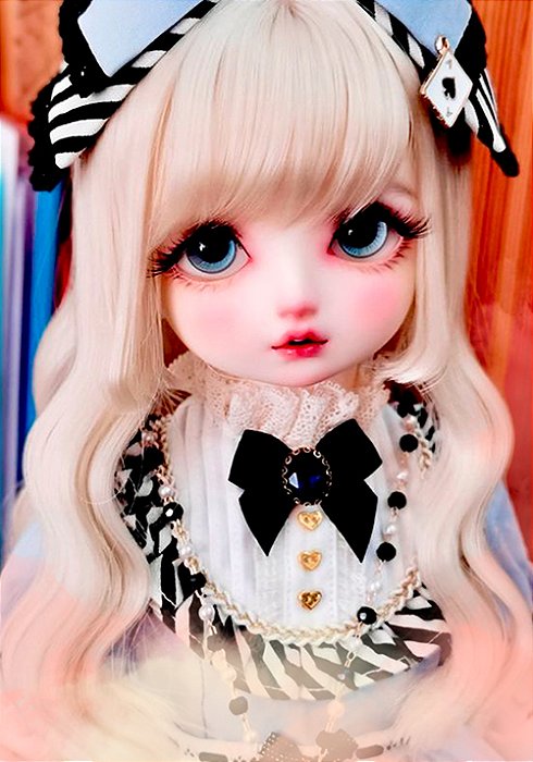 Conjunto boneca real Alice dark