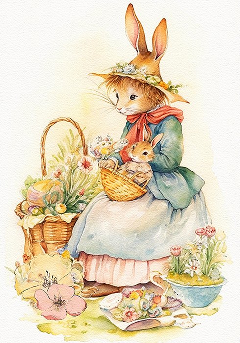 Coleção Miss Potter - 20 papéis de carta inspirados em Beatrix Potter