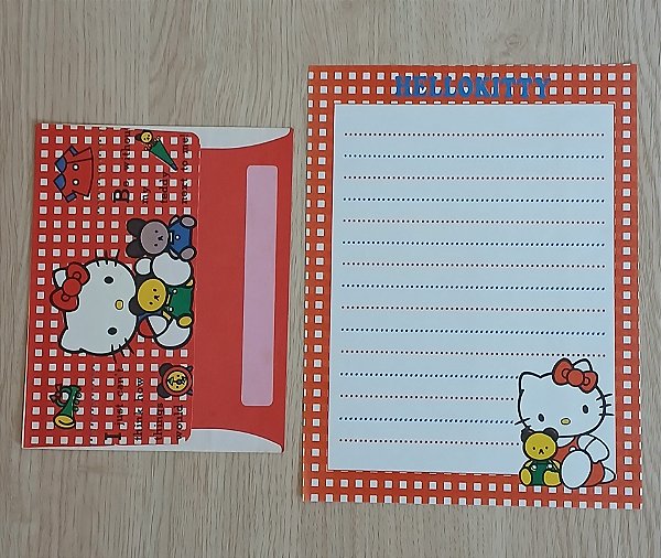 CONJUNTO RARISSIMO SANRIO 1986 HELLO KITTY