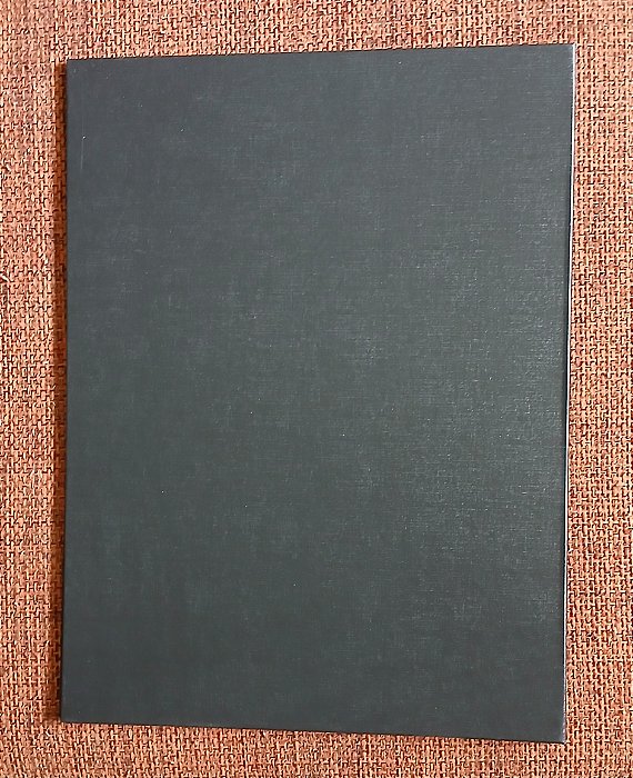 Pasta preta tradicional anos 80 com 25 plásticos ofício