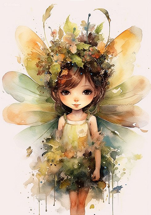 COLEÇÃO FADINHAS SORTIDAS - 4 PAPÉIS DE CARTA DE FADINHAS