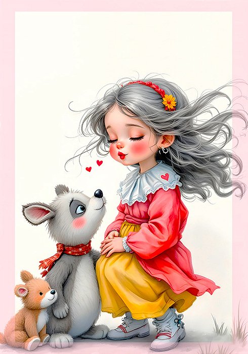 Papel de carta love pet