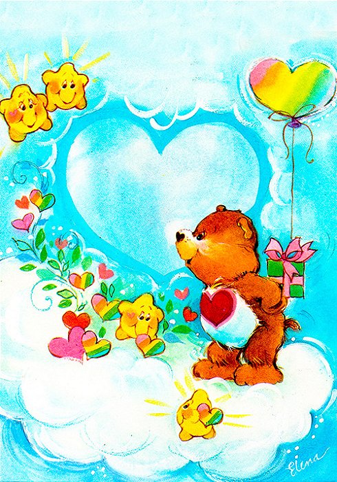 Papel de carta carinhoso vintage