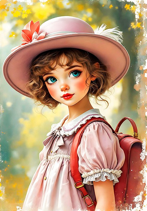 Papel de carta art big - original