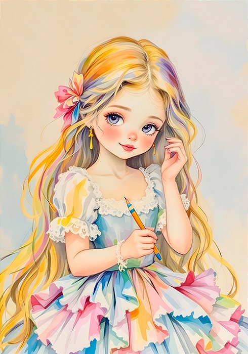 Papel de carta boneca - original