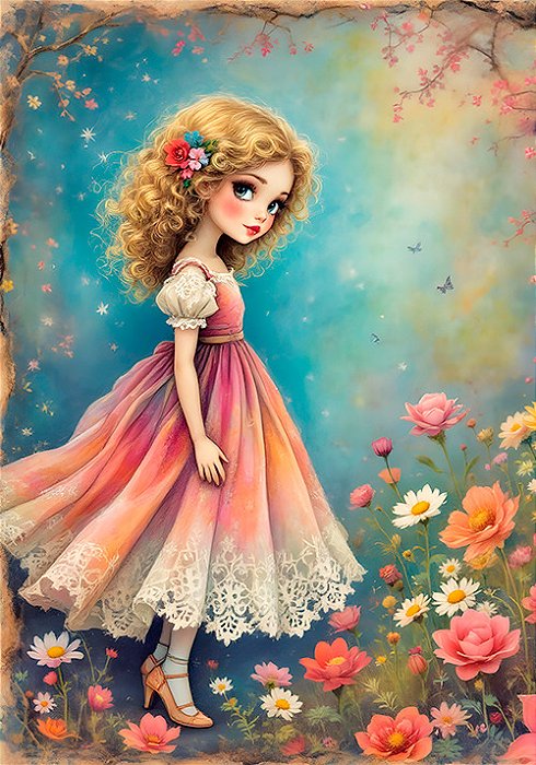 Papel de carta Paper Dolls ORIGINAL