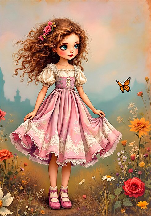 Papel de carta Paper Dolls ORIGINAL