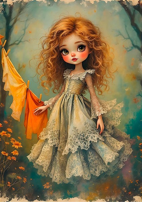 Papel de carta Paper Dolls ORIGINAL